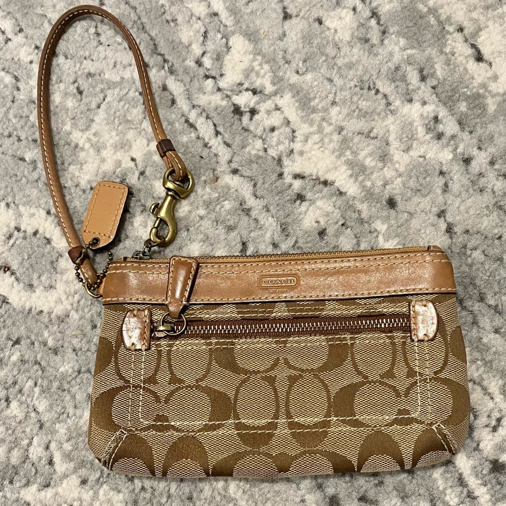 Vintage Coach Wristlet